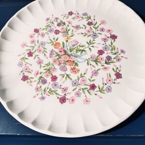 VTG. Chintz Floral Porcelain 1960 China Signed WS George Bolero 10” Dinner Plate